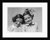 1920s 1930s Portrait Two Girls Head To Head by Anonymous