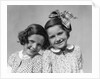 1920s 1930s Portrait Two Girls Head To Head by Anonymous