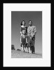 1950s Family Portrait Father Mother Daughter Son Standing Together Outdoor by Anonymous