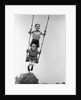 1930s Two Boys Sitting Standing On Playground Swing by Anonymous