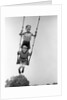 1930s Two Boys Sitting Standing On Playground Swing by Anonymous