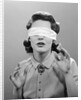1950s Woman Blindfolded by Anonymous