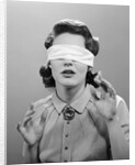 1950s Woman Blindfolded by Anonymous