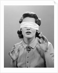 1950s Woman Blindfolded by Anonymous