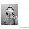1950s Woman Blindfolded by Anonymous