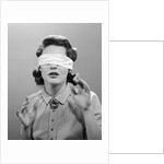 1950s Woman Blindfolded by Anonymous