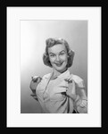 1950s Portrait Of Proud Woman by Anonymous
