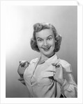 1950s Portrait Of Proud Woman by Anonymous