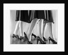 1940s Women Legs Only Walking High Heeled Shoes by Anonymous