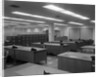 1950s 1960s Office With Desks Black Phones And File Cabinets by Anonymous