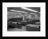 1950s 1960s Office With Desks Black Phones And File Cabinets by Anonymous