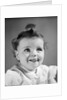 1940s Baby Girl Sticking Out Her Tongue by Anonymous