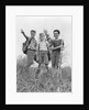 1940s Three Boys Hiking Field by Anonymous