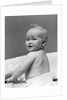 1940s Baby In Diaper Looking Back Over Shoulder With Funny Facial Expression by Anonymous