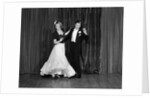 1940s Couple Man And Woman In Formal Wear Ballroom Dancing On Stage by Anonymous