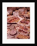 1950s 1960s Dessert Buffet Pastries Petit Fours Pink Sweet Cakes by Anonymous