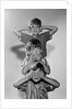 1960s Portrait Of 3 Boys Miming Hear See Speak No Evil by Anonymous