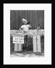 1930s 1940s Boy At Lemonade Stand Shouting Into Megaphone by Anonymous