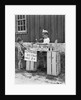 1930s 1940s Boy With Lemonade Stand Selling To Little Boy In Short Pants by Anonymous