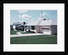 1950s Suburban Single Family House Driveway Garage by Anonymous
