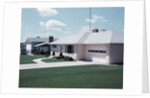 1950s Suburban Single Family House Driveway Garage by Anonymous