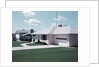 1950s Suburban Single Family House Driveway Garage by Anonymous