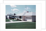 1950s Suburban Single Family House Driveway Garage by Anonymous