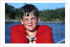 Young Boy Wearing Red Life Preserver by Anonymous
