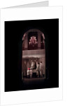 1950s Family Seen Through Tall Arch At Liberty Bell In Independence Hall by Anonymous
