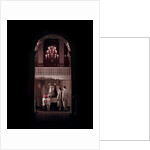 1950s Family Seen Through Tall Arch At Liberty Bell In Independence Hall by Anonymous