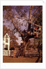 1960s 6 Children Playing In And Climbing Ladder Into Tree House In Suburban Backyard by Anonymous
