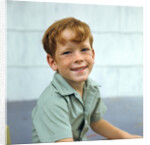 1970s Portrait Of Boy With Red Hair And Freckles by Anonymous