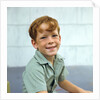 1970s Portrait Of Boy With Red Hair And Freckles by Anonymous