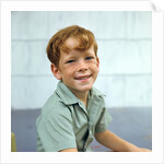 1970s Portrait Of Boy With Red Hair And Freckles by Anonymous