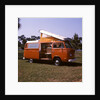 1970s Orange and White Volkswagen Bus Westfalia Motor Home by Anonymous