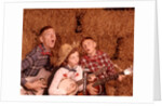 1950s 1960s Two Brothers And A Sister Playing Instruments Guitars And Banjo Singing Country Music by Anonymous