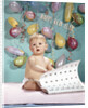 1960s New Year Baby Turning Calendar Page by Anonymous