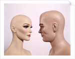 Couple Man Woman Male Female Bald Mannequin Dummy Model by Anonymous