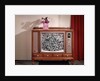 1960s Televison Showing Crowd Of People by Anonymous