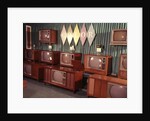 1960s Display Of Color Television Sets For Sale In Department Store by Anonymous