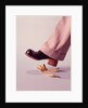 1970s Man About To Slip On Banana Peel by Anonymous