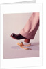 1970s Man About To Slip On Banana Peel by Anonymous