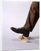 1970s Male Foot About To Step On Banana Peel by Anonymous