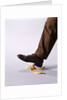 1970s Male Foot About To Step On Banana Peel by Anonymous