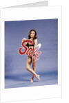 1970s Brunette Woman In Bikini Swim Suit Holding Large Sale Sign by Anonymous