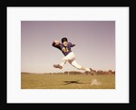 1960s Jumping Running Man Football Player by Anonymous