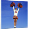 Teenage Girl Cheerleading by Anonymous