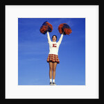 Teenage Girl Cheerleading by Anonymous