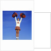 Teenage Girl Cheerleading by Anonymous
