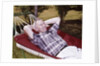 1960s Older Man Lying In Hammock In Backyard Retired Lifestyle Leisure by Anonymous